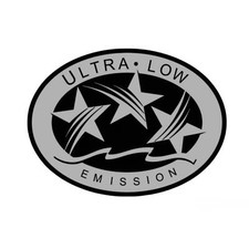 Ultra Low Emission 3 Star California Dot Outboard Graphic Sticker Decal - Silver Ultra Low Emission 3 Star California Dot Outboard Graphic Sticker Decal - Silver