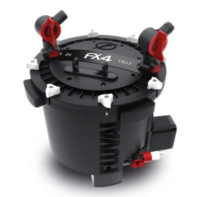 Fluval FX4 leistungsstarker Außenfilter, Aquariumfilter mit Filtermaterial A214