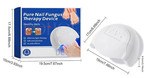Dispositivo di terapia laser funghi unghie puri dispositivo terapia della luce unghie fungine portatile - Foto 8 di 8