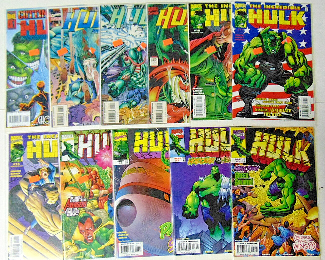 Lot of 11 Comics: Hulk #2 2 4 7 15 17 18 Hulk 2099 #2 4 6 VF 1995-2000 Marvel