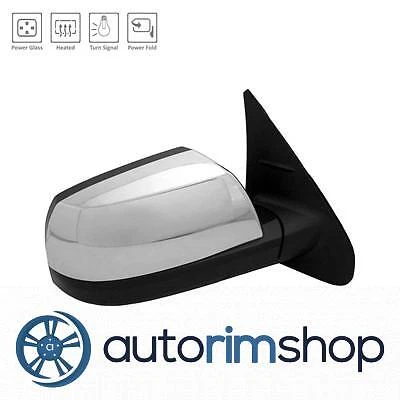 TO1321336 Right Power Mirror w Heated w/o Memory w Turn Signal for 14-17 Toyo...