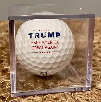 Donald Trump “Make America Great Again” Callaway Golf Ball w/ Case!