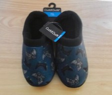 CUDDL DUDS BOYS BLUE GAME CONTROLLER SLIPPERS - SIZE LARGE 5/6 - NEW WITH TAG