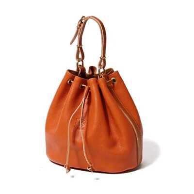 [IL BISONTE] BUCKET BAG BBU001-PV0001 CARAMEL