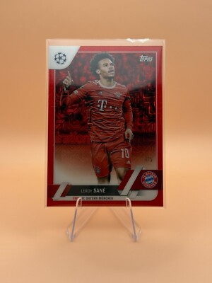 2022-23 TOPPS Japan Edition UEFA Club Competitions Leroy Sane Red Mojo /5