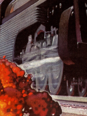 NY Empire State Express 1940s Vintage Style Railroad Travel Poster