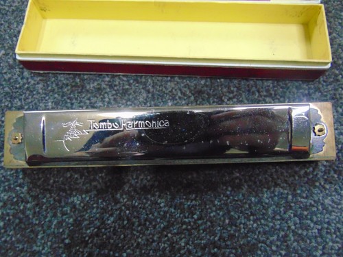 TOMBO BAND DELUXE Dragonfly No.1521 D Minor Harmonica 21 Tones Artist Model - Picture 9 of 14