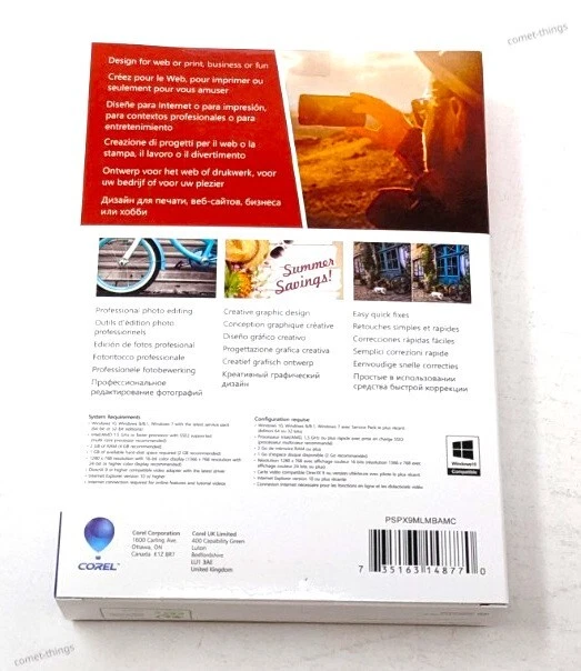 Corel PaintShop Pro X9 PC NEW Rtl Box - Image 2 of 4