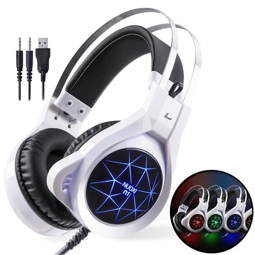 Stereo Gaming Headphones Best Deep Bass 