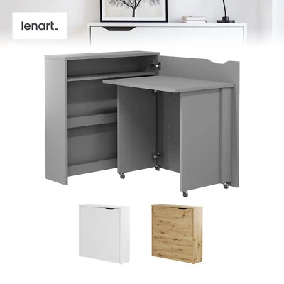 Klappschreibtisch LENART WORK CONCEPT SLIM CW-02 Schreibtisch PC Bürotisch 90 cm