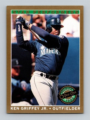 Ken Griffey Jr 1993 O-Pee-Chee Premier Star Performers #9 HOF GOAT NM