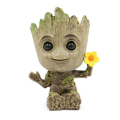 Zeshops Mini Groot Figur Miniatur Modell Wohnzubehör Dekompression Artifac