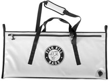 Flat PVC Tarpaulin Insulated Fish Cooler Kill Bag for Fishing with Easy Grip and