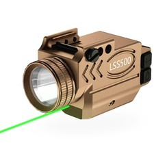 XYH-Win 1000 Lumens Tactical Laser Light Combo, Green Laser-Gold shell 