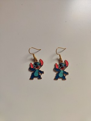 Disney Lilo und Stitch Daumen hoch Ohrhänger - goldfarben 