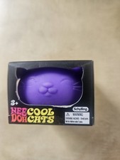 New Schylling NeeDoh Cool Cats Kitten Purple Stress Sensory Toy