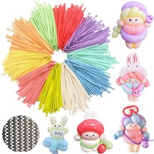 200Piece 260Q Long Balloons Kit for Animal Balloons, Twisting Art  Party Dec...