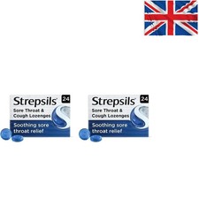 Strepsils Sore Throat & Cough Lozenges - 48 Count, Clinically Proven Relief