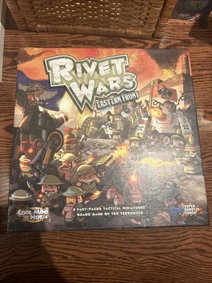 Rivet Wars: Eastern Front Board Game (preowned) + Tile Set + 3D Terrain Pack