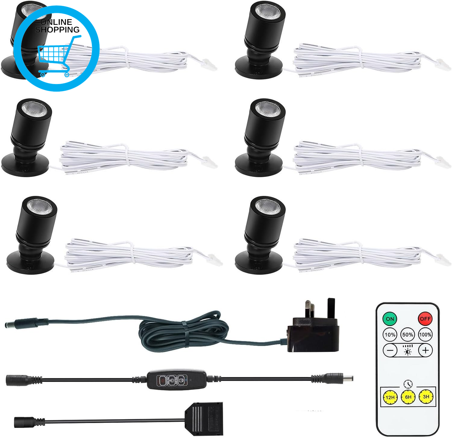 LED Spot Light Indoor Little Mini Spotlight 1.5W Accent Lights for Display, Pain
