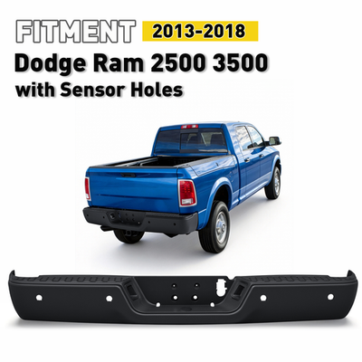 #ad Step Bumper Rear Face Bar Black For 2013 2018 Ram 2500 and 13 18 Ram 3500 $250.34