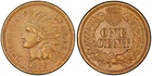 1868 Indian Cent PCGS, Doubled Liberty XF45 Snow-5