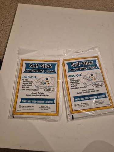 Self Stick Mounting Foam Size 5x7 Lot Of 2