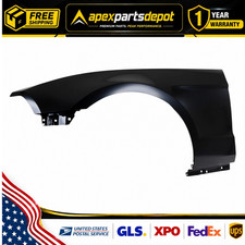 Front Driver Side Fender For Ford Mustang Base 2010-2014 Primed Steel Front Driver Side Fender For Ford Mustang Base 2010-2014 Primed Steel