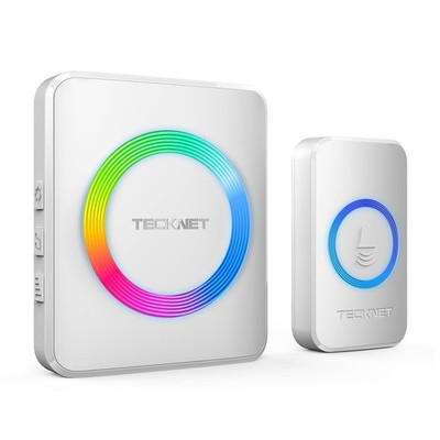 Wireless Doorbell Long Range 1300Ft Waterproof 60 Ringtones 5 Volume Levels
