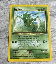 Pokemon 1st Edition Scyther Uncommon Neo Discovery 46/75 HP on eBay