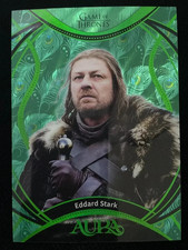2025 Kakawow Aura Game Of Thrones Eddard Stark /25 Green Peacock AQY-AGR-03