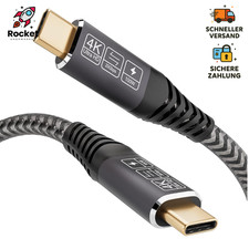 USB C Kabel 20 Gbps 100W Schnellladen 4K Video