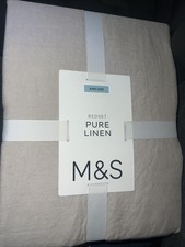 M&S Bedset Pure Linen King Size RRP £120