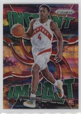 2021-22 Panini Prizm Instant Impact Green Wave Prizm Scottie Barnes #16 1o55