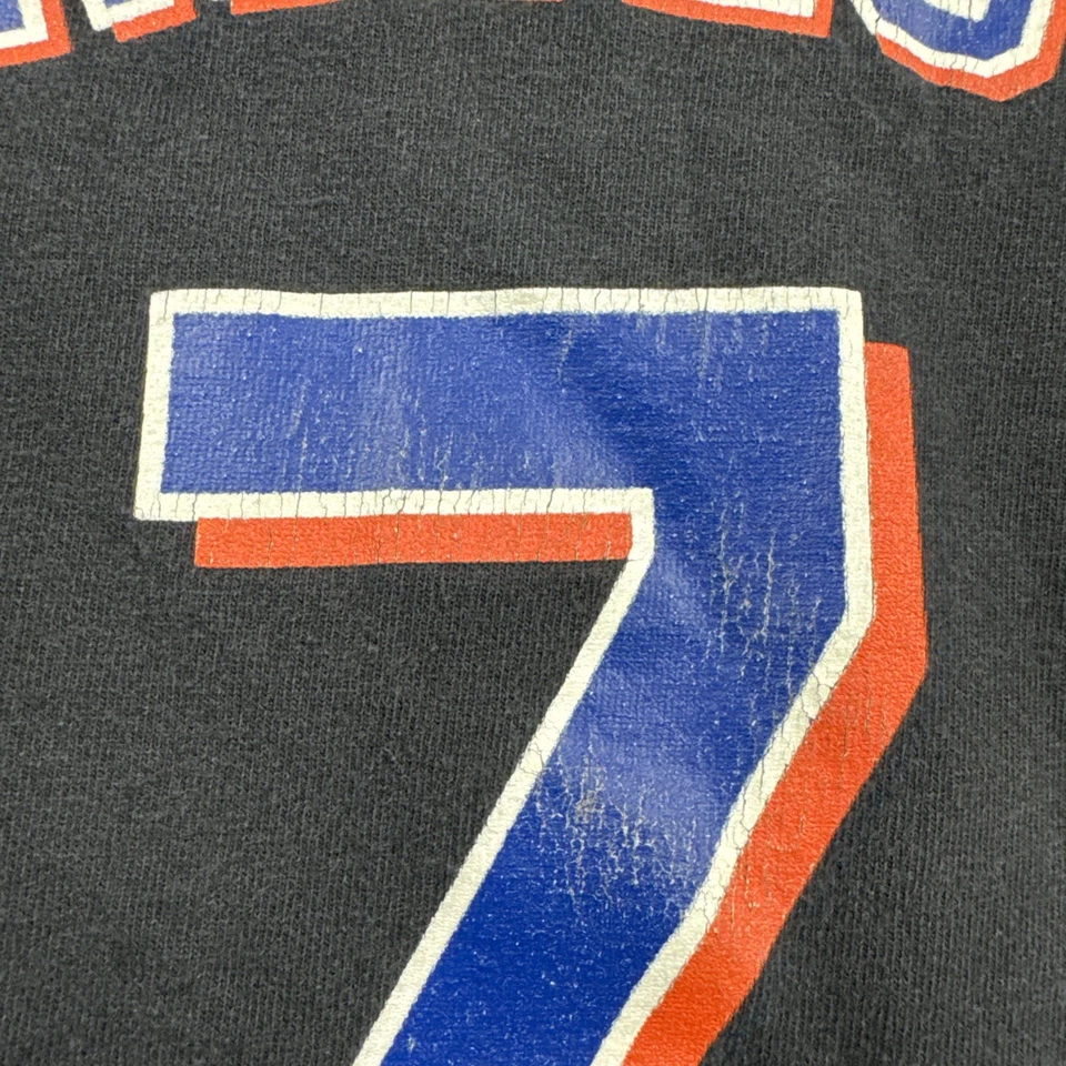 Camiseta Negra De Colección Y2K Jose Reyes Distress Majestic Youth M New York Mets MLB Foto 4 de 4