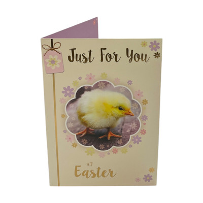 Nur für dich süße Küken Design Frohe Ostern Grußkarte