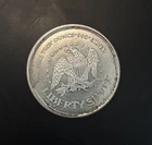 1 Oz Pure Silver Liberty Eagle Riund