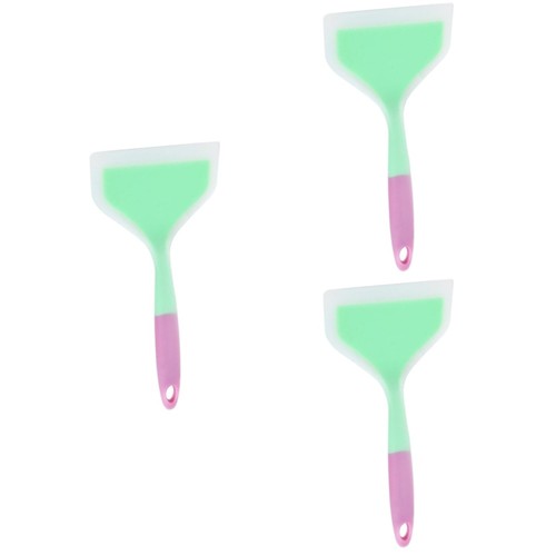 3 Pcs Silicone Fish Wok Spatula Non Stick Kitchen Spatulas - Picture 2 of 12