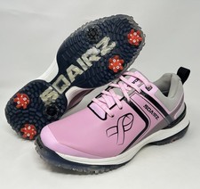 NEW Sqairz Speed Cancer Awareness LTD Edition Mens Golf Shoes Pink Size 9