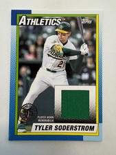 2025 Topps Update 1990 Topps Baseball Relics Tyler Soderstrom #90RU-TS
