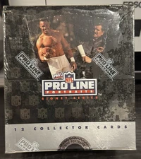 1991 Pro Line Portraits Signet Series Football Box (36 Packs) Factory Sealed