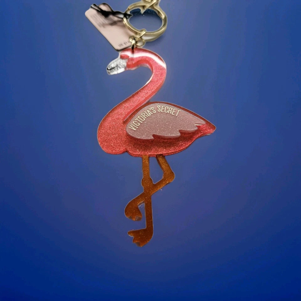 Berloque bolsa chaveiro borboletas multicoloridas Victoria's Secret novo com etiquetas - Imagem 4 de 4