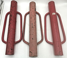 Lot of 3 Manual T Postr Hole Pounders - Used