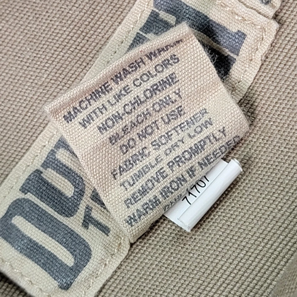 Pantalones cortos Duluth Trading para hombre (talla real 36) beige *manguera flexible contra incendios* trabajo utilitario Foto 4 de 4