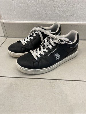 U.S. Polo Assn. Sneakers  Schuhe Herren Rokko001 Schwarz Weiß Gr. 41