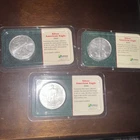 2003, 2004, 2005 Silver American Eagle (Three Total)