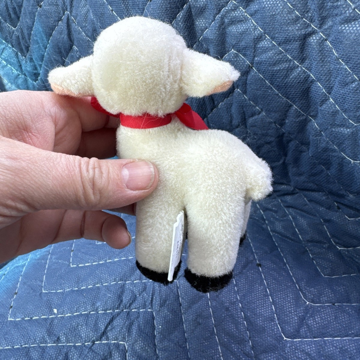 Vintage 1985 Graphics International Lamb Plush Stuffed Farm Animal