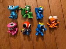 Lot of 7 Rainbow Friends Figures Mystery Blind Bag - Roblox Collectable Toys