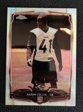 💥 2014 Topps Chrome Sepia Refractor SP #56/99 Aaron Colvin #201 Jaguars