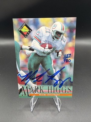1994 Pro Line Live #NNO Mark Higgs Autographs #/980